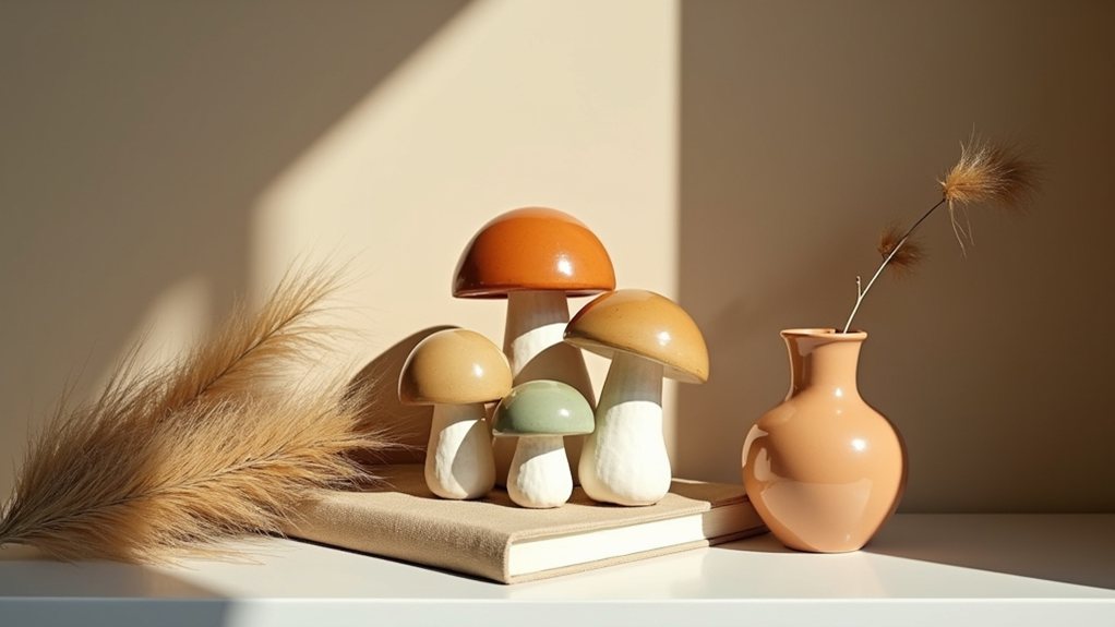 ceramic mushrooms timeless versatile decor