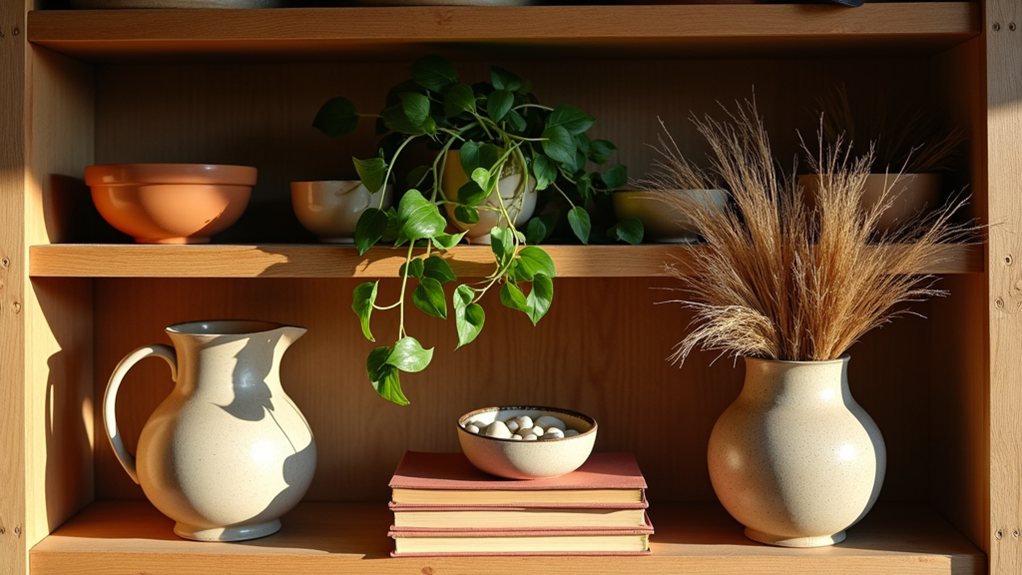 ceramics paired with nature