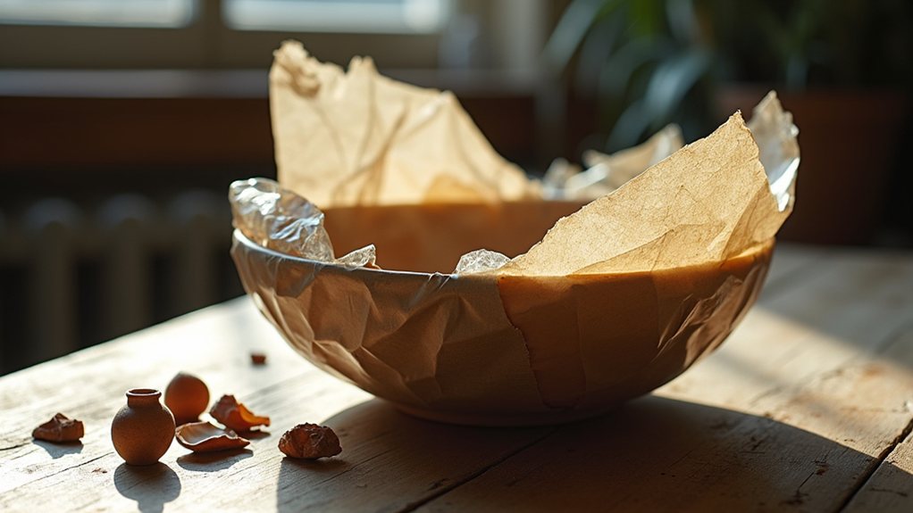 fragile pottery deserves careful wrapping