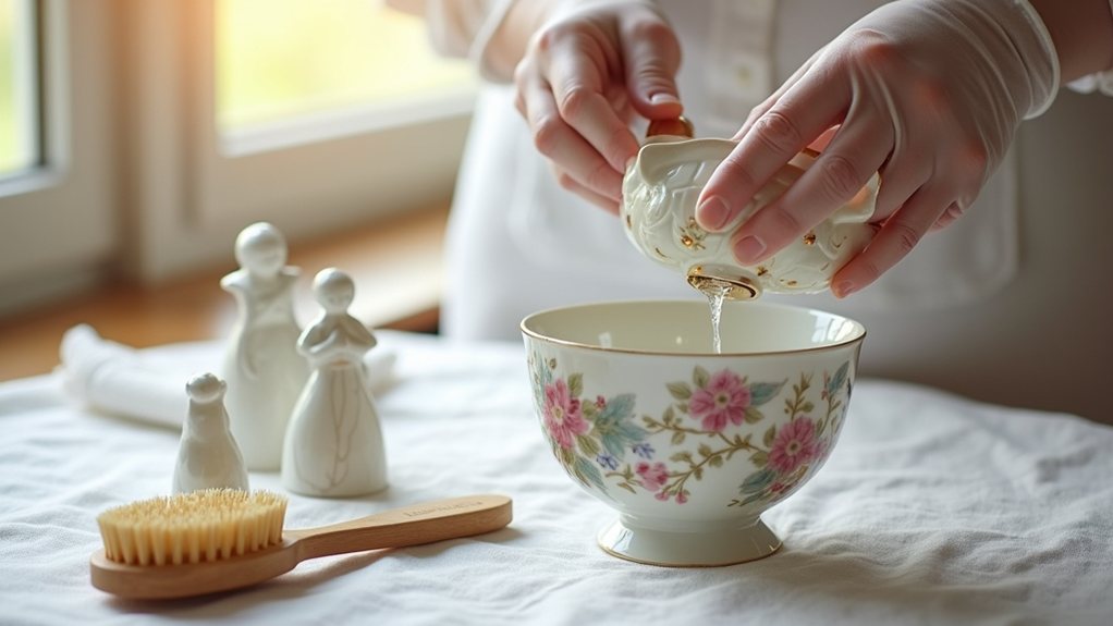 gentle cleaning for porcelain gifts