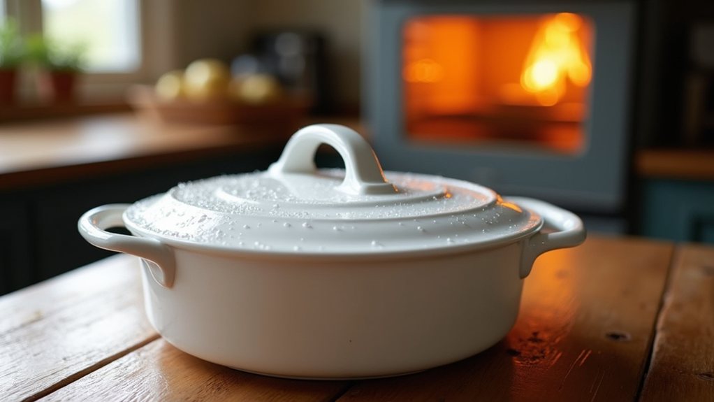 porcelain needs gradual warming