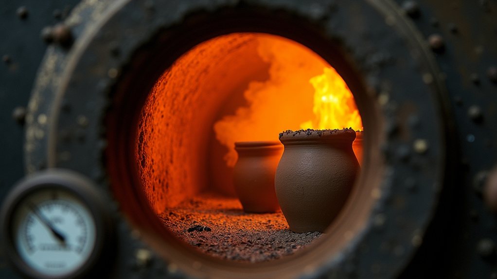 stoneware fired at high heat