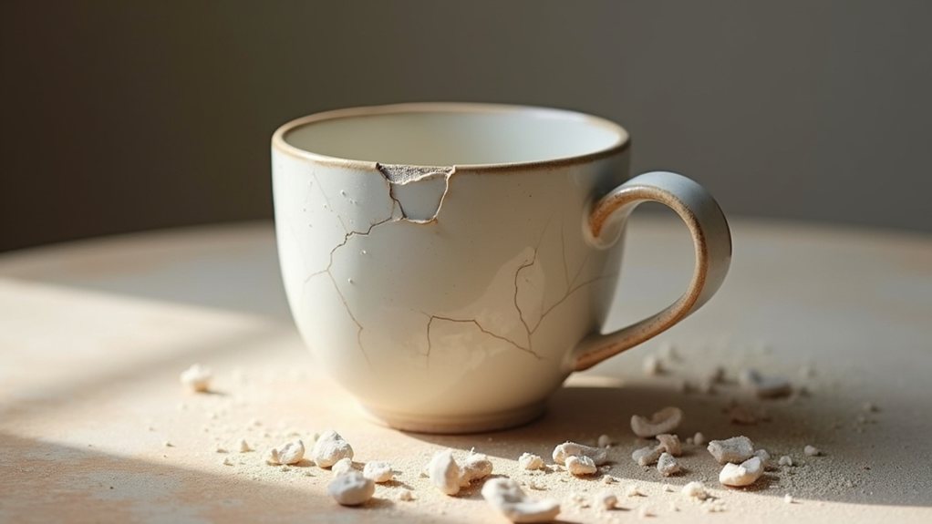 thermal shock causes ceramic damage