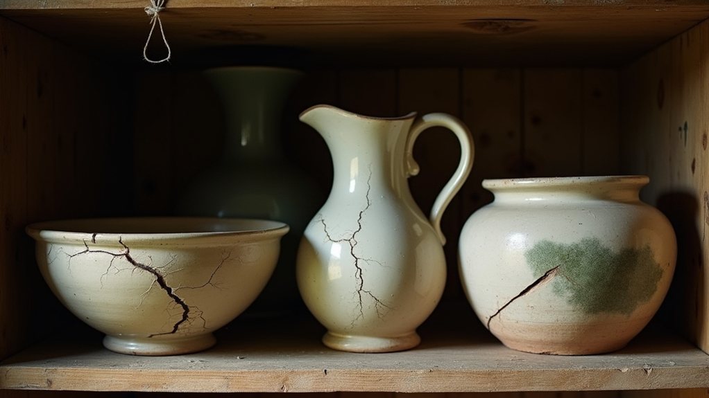 warning signs of failing pottery storage
